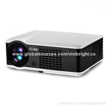 VIVIBRIGHT S200 LED Home Theater Projector, Perfect Design, High-power LED Bulbs 120W